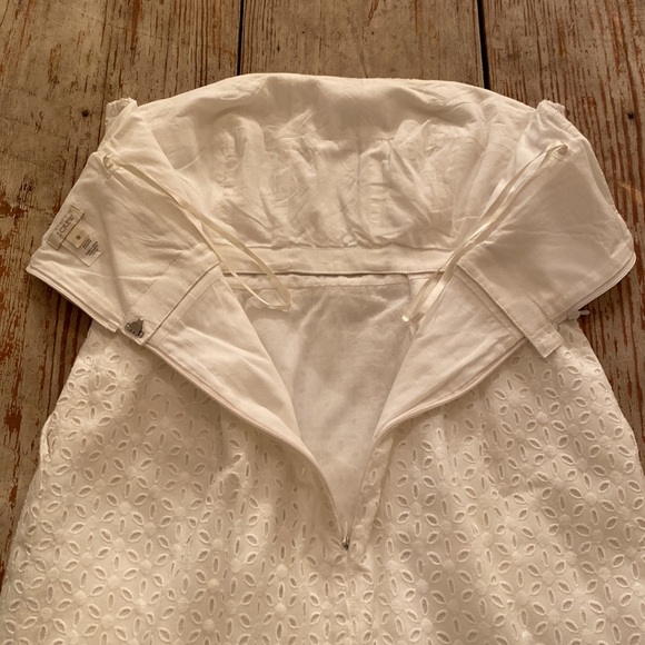 J crew- Eyelet Strapless Dress - Picture 7 of 9